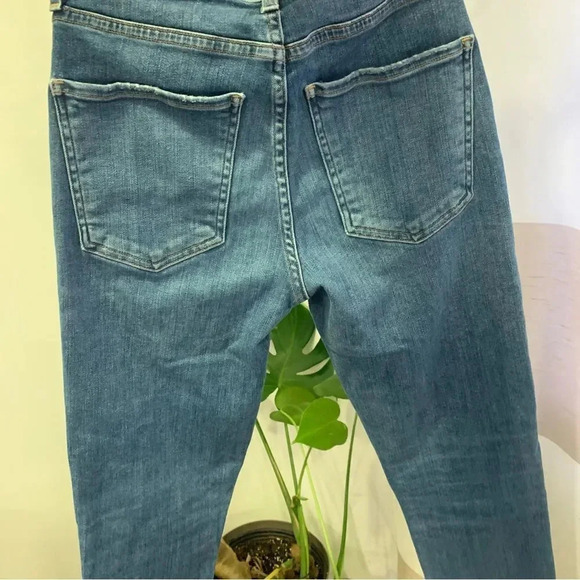 Agolde High Rise Skinny Jeans Amour Vert - Picture 7 of 9